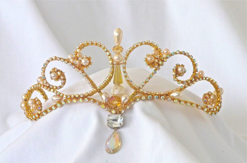 Rhinestone Tiara Custom Made to Order - Etsy