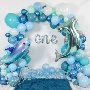 Gone Fishin' DIY Custom Balloon Garland Arch : Ocean, Under the