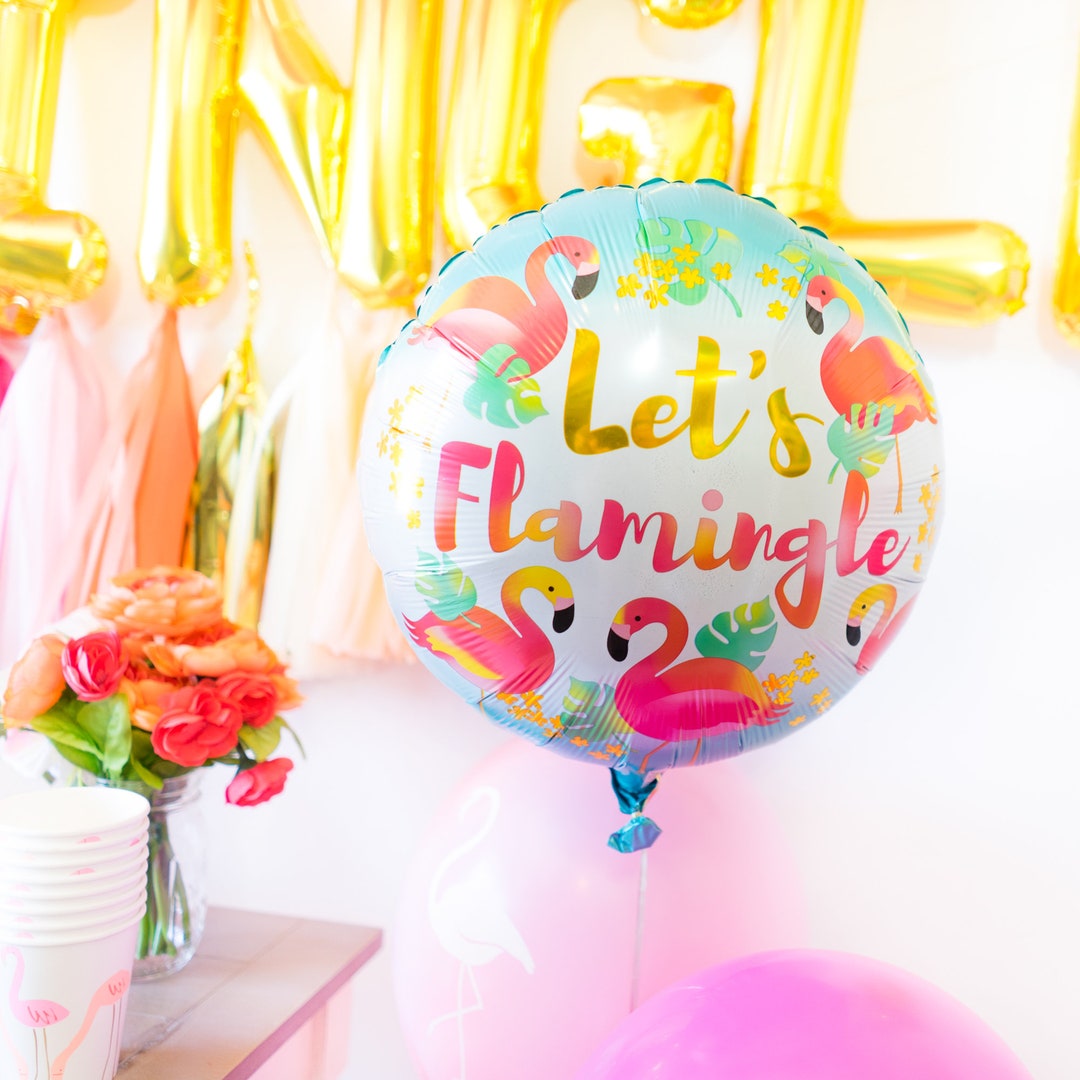 LET'S FLAMINGLE BALLOON | Let's Flamingle Decor, Flamingo Bridal Shower ...