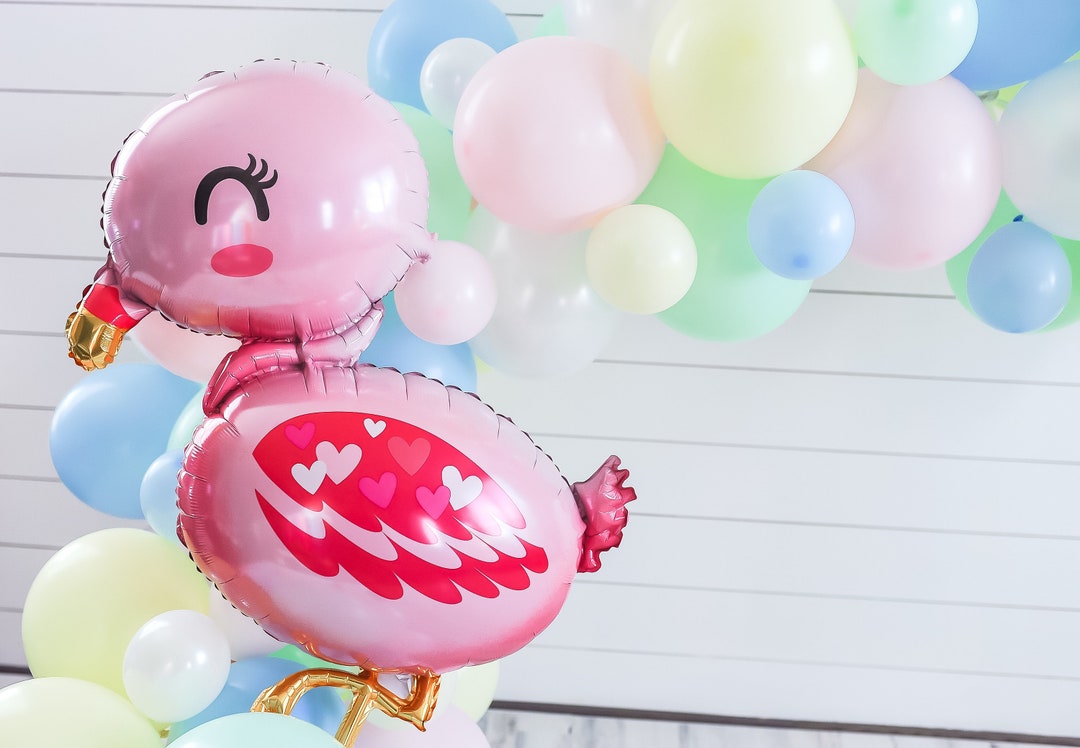 Baby Flamingo Balloon | Pink Let's Flamingle Decor, Flamingo Bridal ...