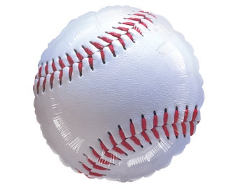 Batter Up Baseball Party Decorations - Set Of 20 Die-Cut Cardstock Cutouts For Baby Showers & Birthdays (5.5")