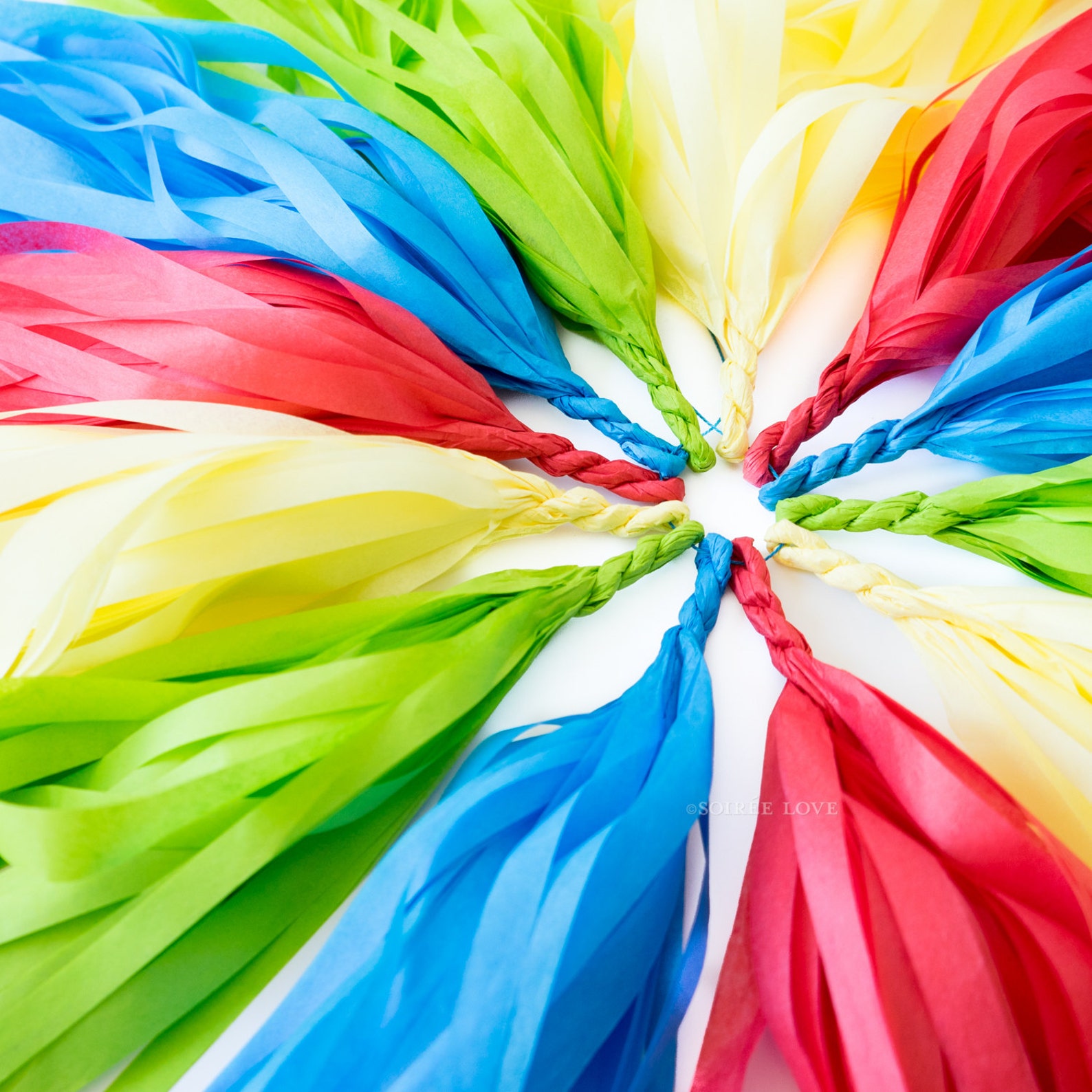 PRESCHOOL Red Yellow Blue Green Tassel Garland Banner Etsy