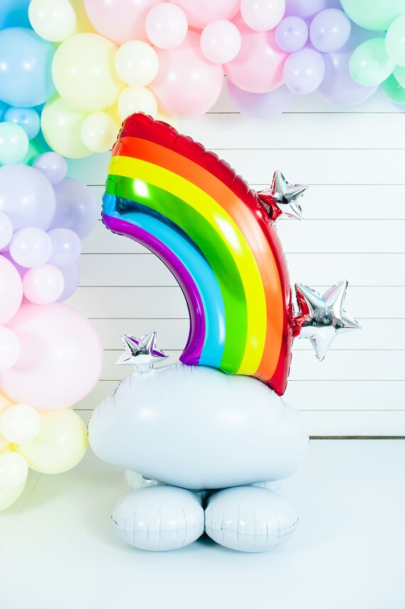 Rainbow Balloon Rainbow Party Decorations Unicorn Party - Etsy