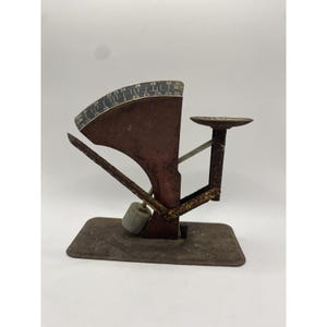 Vintage Egg Scale Farmhouse Patina Rustic