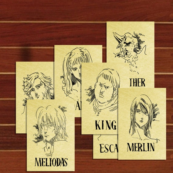 seven deadly sins wanted posters seven deadly sins wanted posters