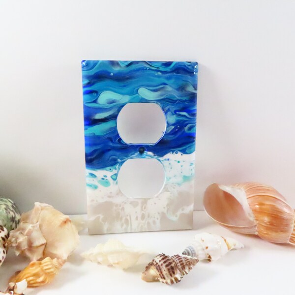 Beach Theme Outlet Covers Etsy