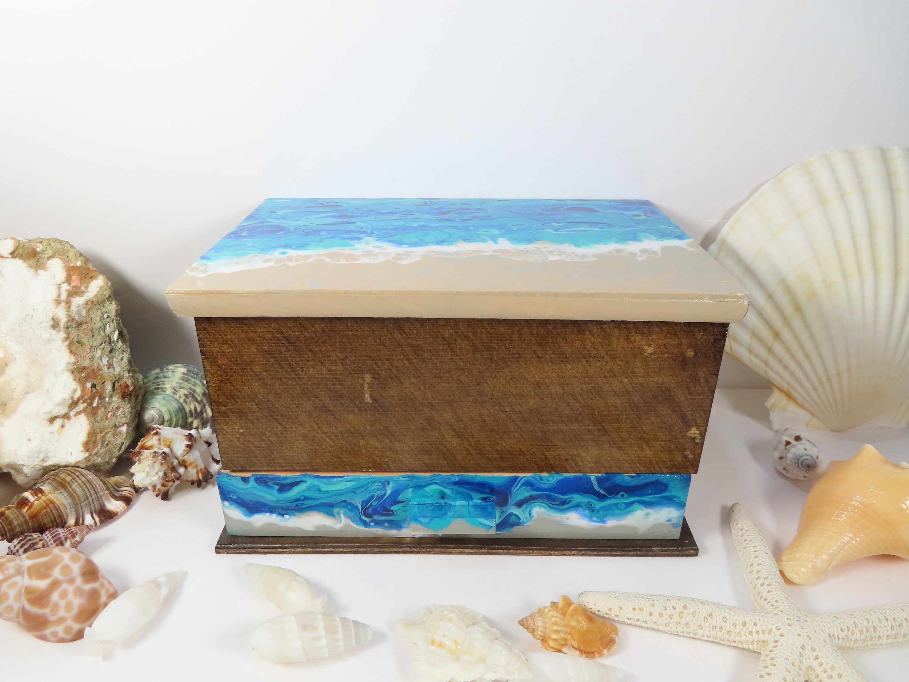 Beach themed jewelry best sale box