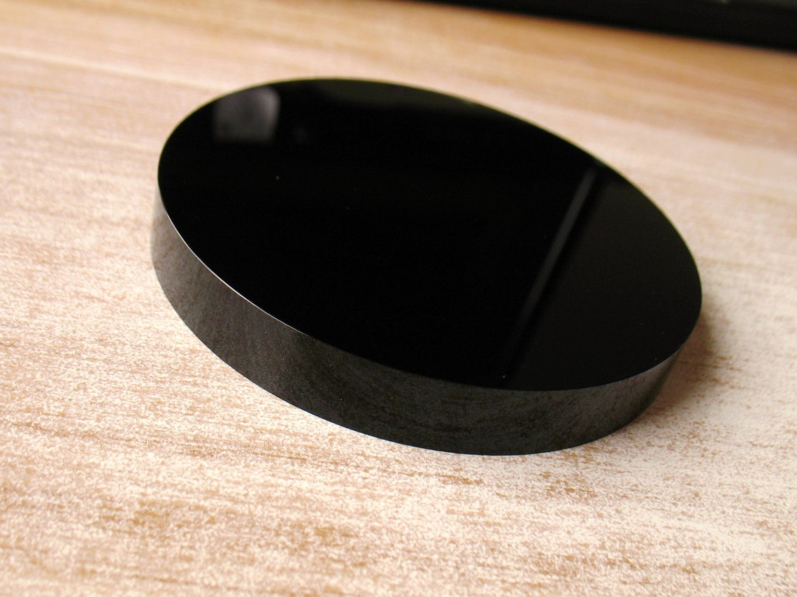 Natural obsidian mirror obsidian scrying mirror crystal | Etsy