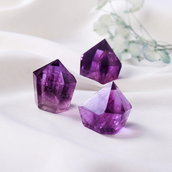 Amethyst Tower Point Amethyst Crystal Point High Quality Amethyst Point Tiny Amethyst Tower Point Healing Crystal For Gifts Home Decor 3606