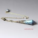 Labradorite Pendulum Natural Crystal Pendulum Clear Quartz Pendulum Rose Quartz Pendulum Dowsing Tool Divination Tool 