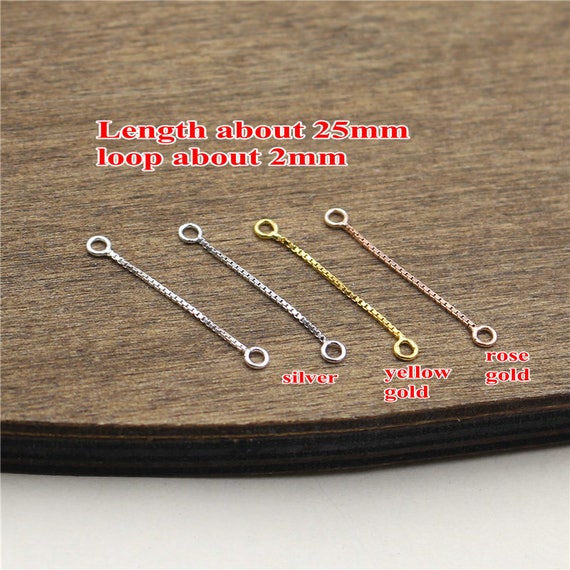 925 Sterling Silver Chain Extender Box 