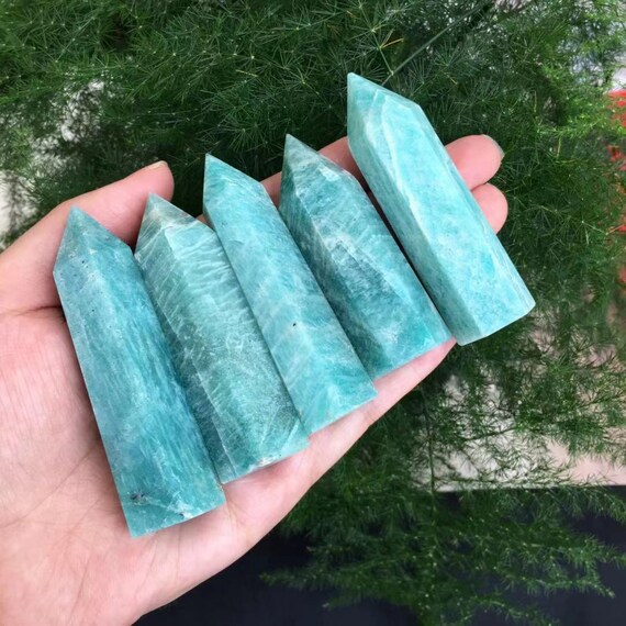 Amazonite Crystal Point Amazonite Crystal Tower Natural Amazon Etsy Denmark