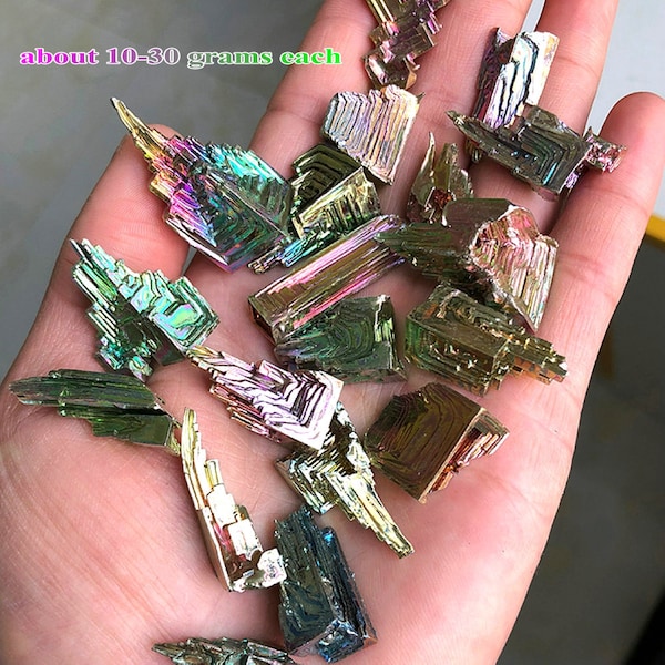 Bismuth Crystal Rainbow Bismuth Cluster Bismuth Specimen Energy Crystal Home Decor Bulk Wholesale 3145