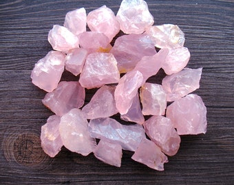 Raw Rose Quartz Crystal Stone Rose Quartz Chunk Rose Quartz Crystal Aromatherapy Stone Chakra Reiki Love Healing Crystal