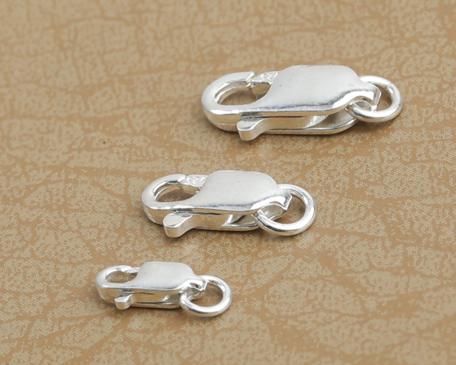 925 Sterling Silver Lobster Clasp Hook Clasps for Necklaces Etsy