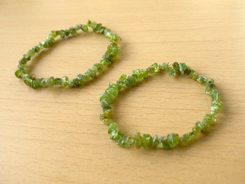 Genuine Raw Rough Peridot Bracelet Natural Green Peridot Bead | Etsy