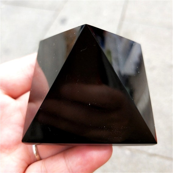 Black Obsidian Pyramid