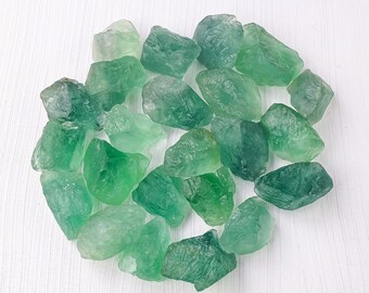 Raw Green Fluorite Natural Rough Green Fluorite Crystal Stone Pocket Stone Worry Stone Healing For Gift 3807