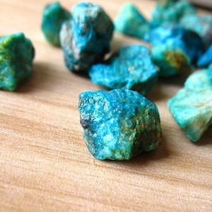 Natural Chrysocolla Loose Stone Raw Rough Blue Azurite Nugget Mineral ...