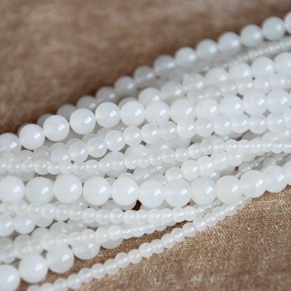 White Chalcedony - Etsy