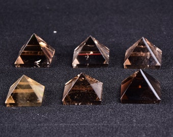 Smoky Quartz Crystal Pyramid Natural Smoky Quartz Gemstone Pyramid Healing Crystal