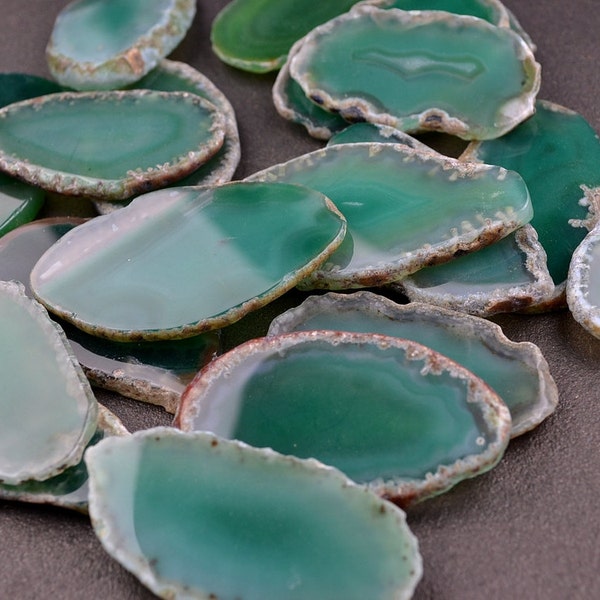 Green Agate Place Cards Wedding Crystal Placecards Bulk Wholesale Agate Slice Name Cards No Hole Agate Slab Blank Name Card Lots