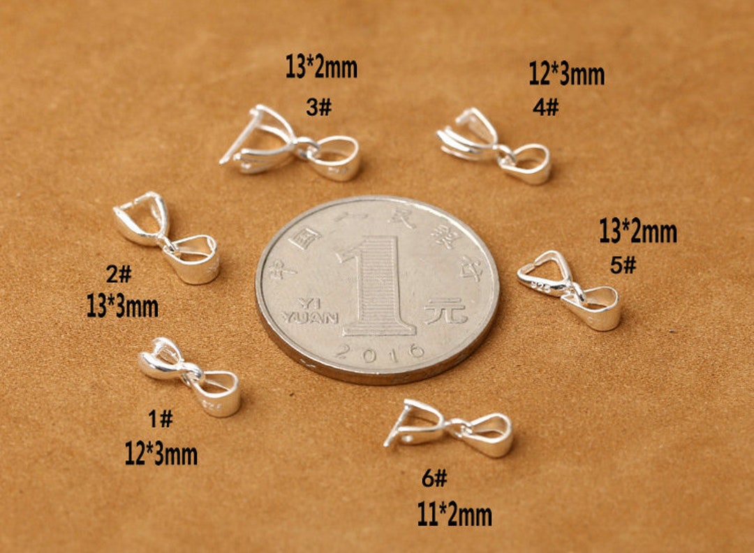 925 Sterling Silver Pinch Clasp High Quality 925 Silver Simple Etsy