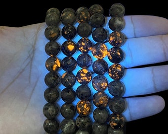 Yooperlite Beads 4mm 6mm 8mm 10mm 12mm Yooperlite Crystal 