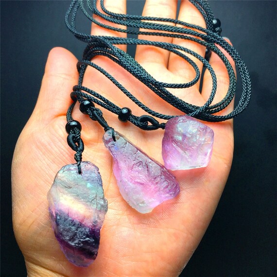 Fluorite store stone necklace