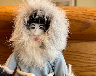 Inuit hand made doll
