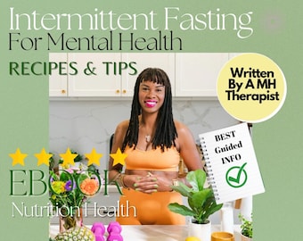 Intermittent Fasting For Mental Health Book for Weight Loss, Wellness, and Mood Management