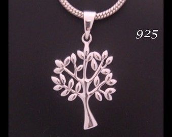 Tree of Life Necklace with a Contemporary Style 925 Silver Tree of Life Pendant  - Lovely Tree of Life Necklace, Tree of Life Jewelry 054