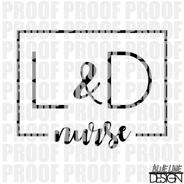 Labor & Delivery Nurse SVG PDF Download File