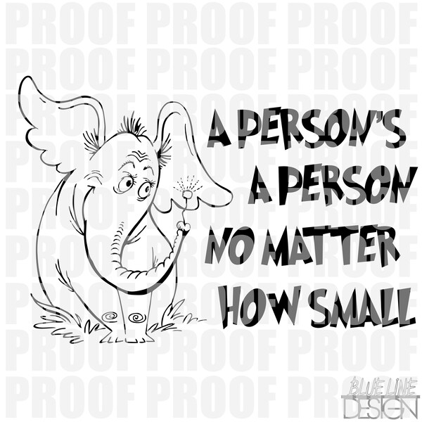 Horton A Person's a Person No Matter How Small SVG PNG Download