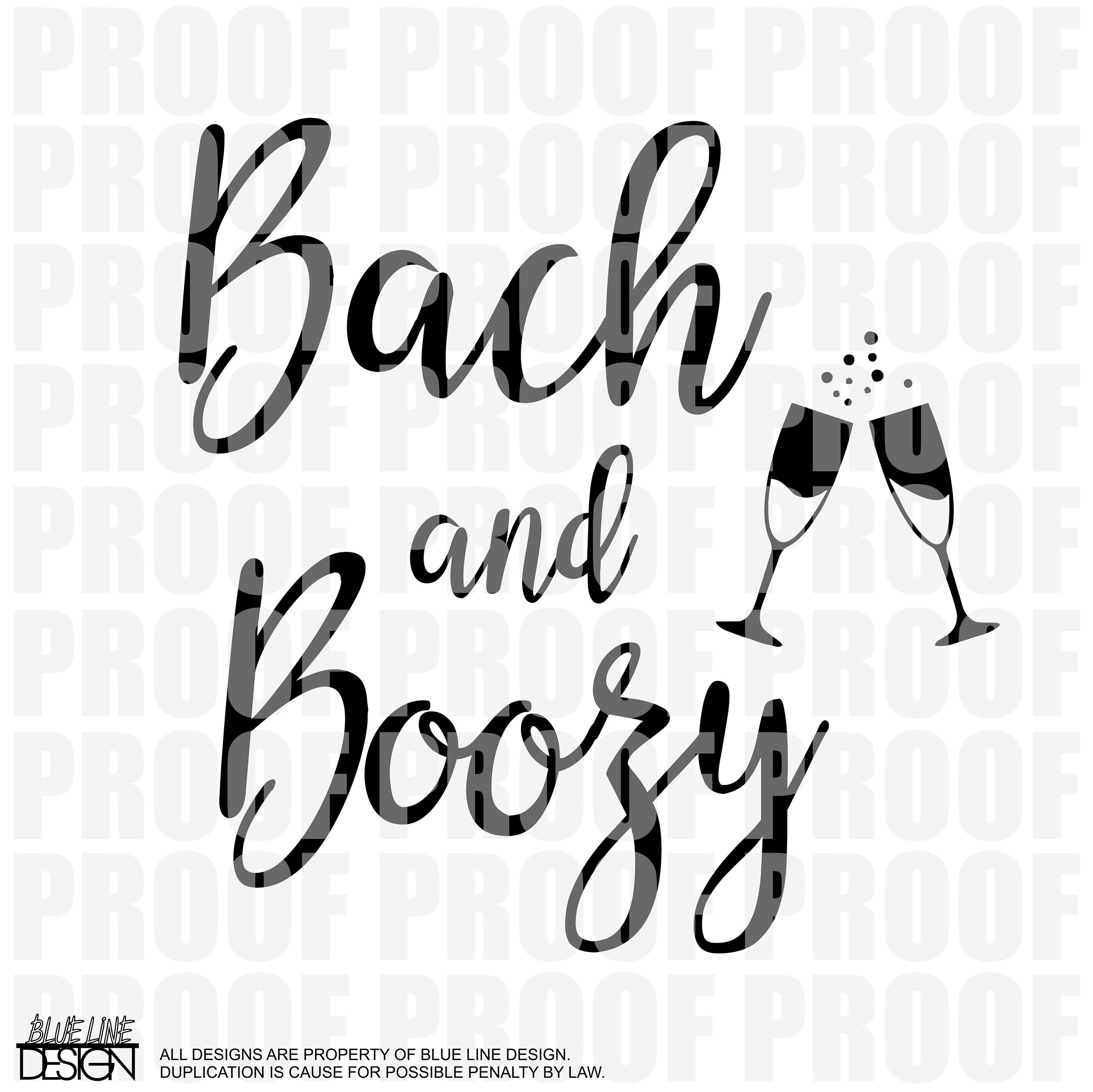 Bach and Boozy SVG PDF Download - Etsy New Zealand