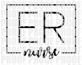 ER Nurse SVG PDF Download