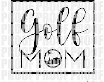 Golf Mom SVG PDF Download File