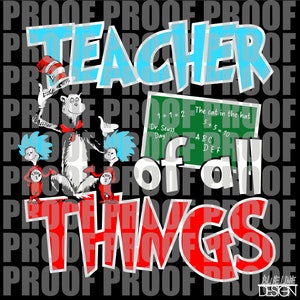 Teacher of All Things SVG PNG Download