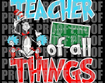 Teacher of All Things SVG PNG Download