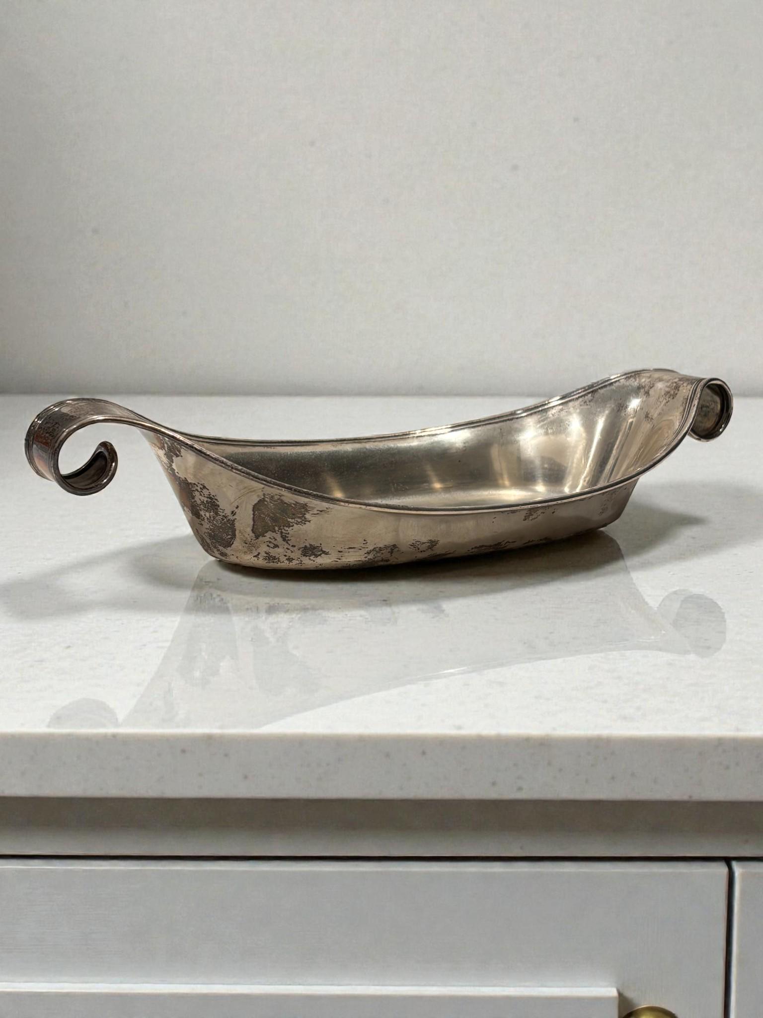 Tiffany & Co. Large Sterling Silver Oval Dish - Etsy