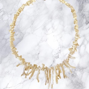 Vintage White Coral Necklace