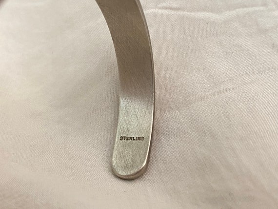 Engraved Sterling Silver Cuff - image 3
