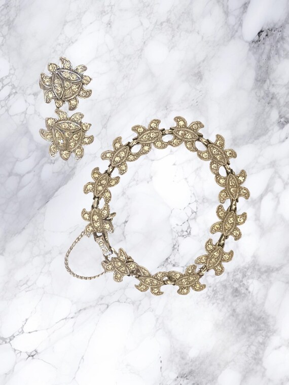 Bogoff Vintage Rhinestone Bracelet - image 4