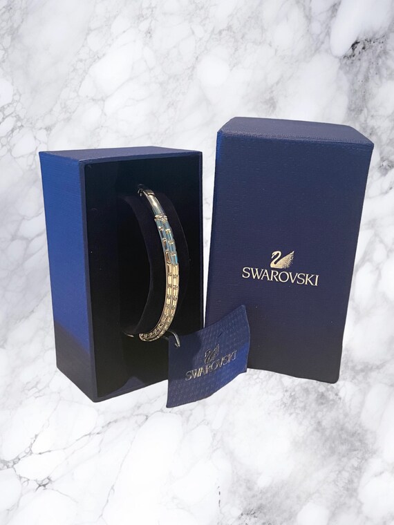 NWT Swarovski Hinged Bracelet - image 1