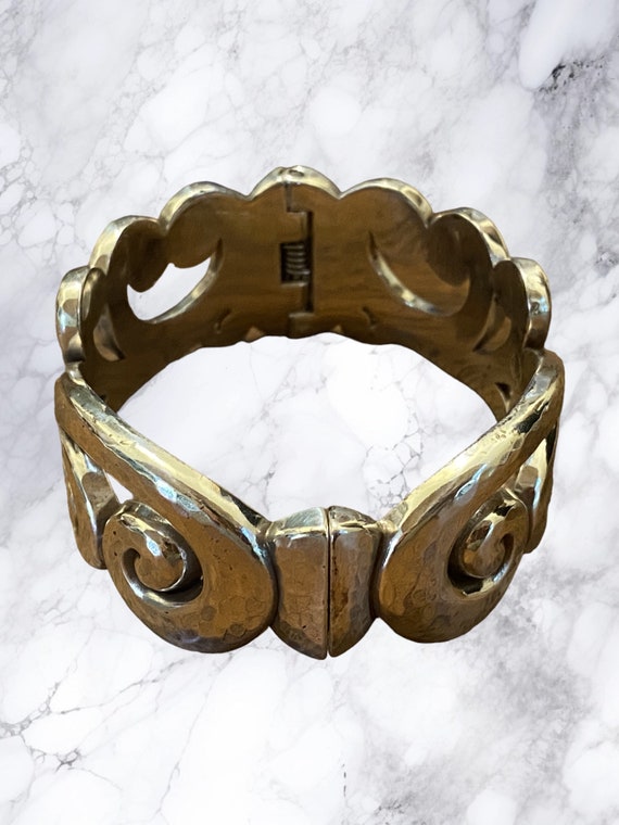 Brighton Scrollwork Hinged Bracelet - image 3