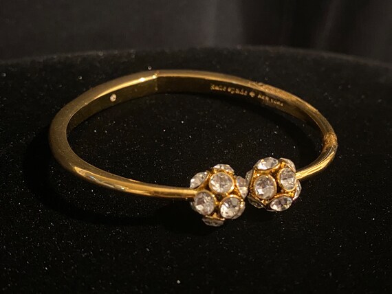 Kate Spade Rhinestone Open Bangle - image 1