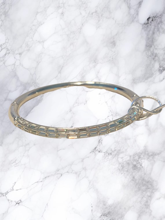 NWT Swarovski Hinged Bracelet - image 3