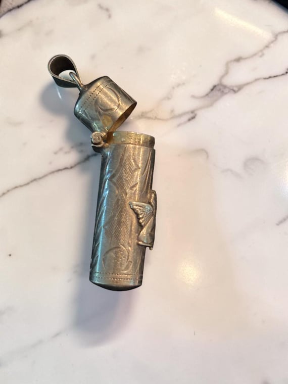 Sterling Silver Cherub Prayer Amulet