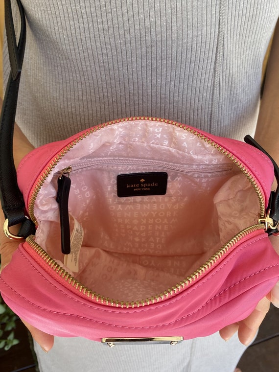 Authentic Kate Spade Mindy Blake Avenue Pink Nylon Crossbody - Etsy