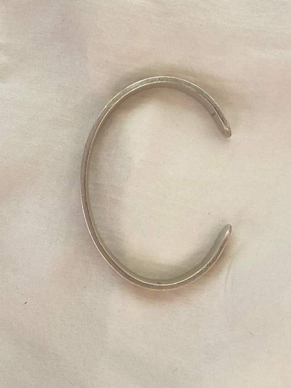 Engraved Sterling Silver Cuff - image 5